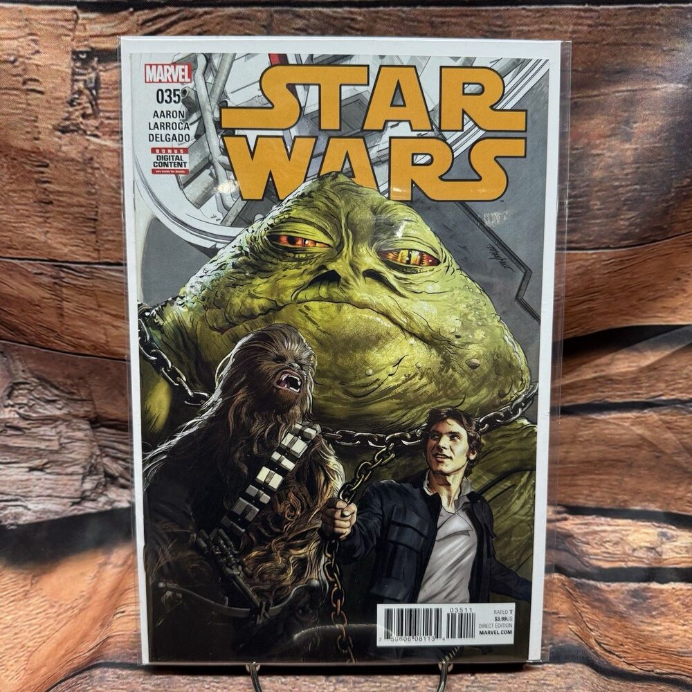 Star Wars #35 Marvel 2017 Mike Mayhew Jabba Han Solo Cover Never Opened Bagged